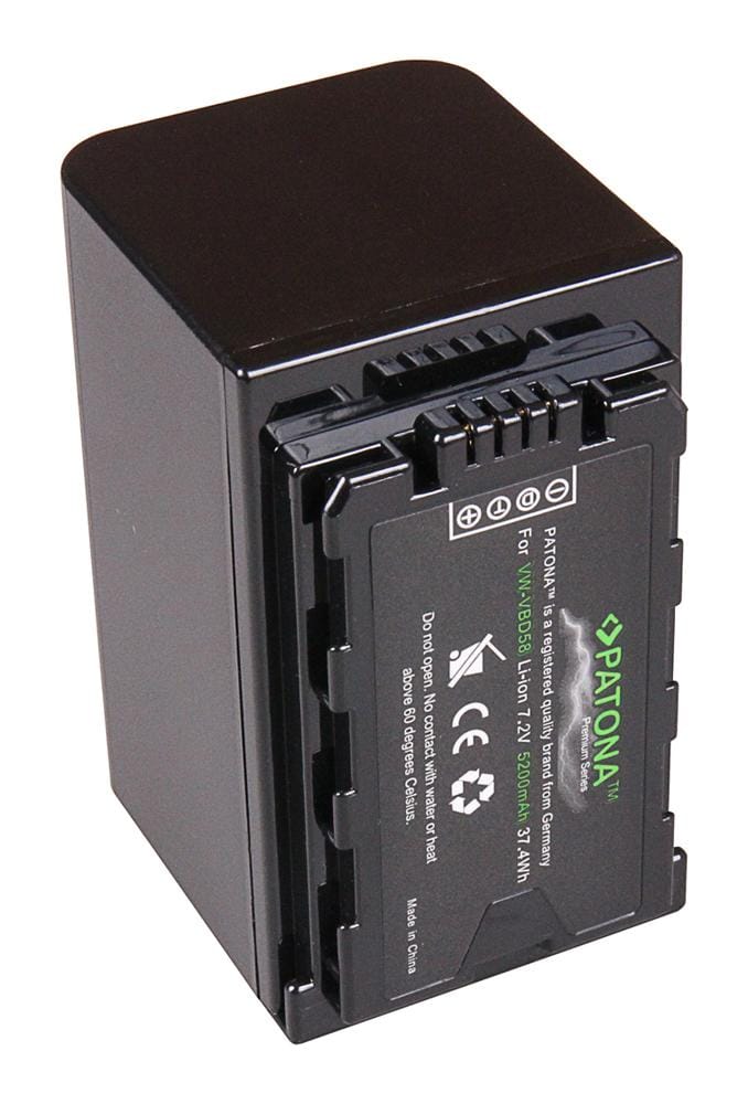 PATONA Premium Bateria para Panasonic VW-VBD29 VW-VBD58 AG-VBR59 VBR89 VBR118