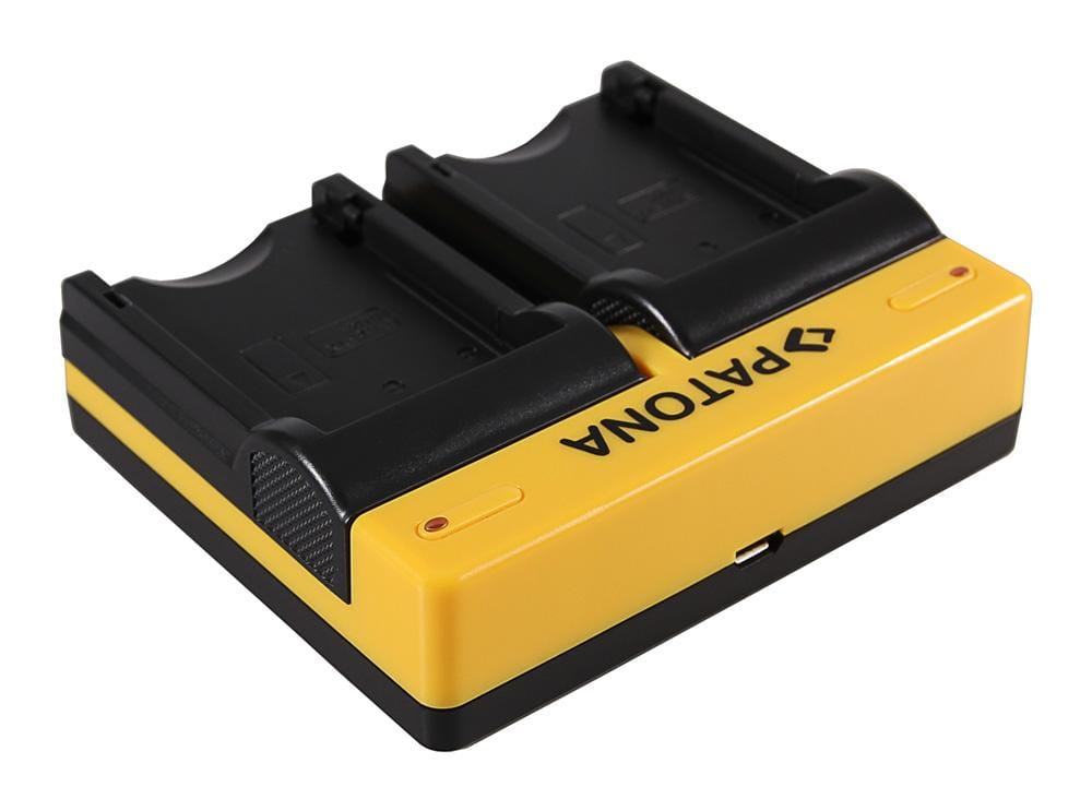 Carregador Dual PATONA para Pentax D‑LI109 K K2 K‑2 K30 K50 K‑50 K500 K‑500 KR com cabo Micro‑USB