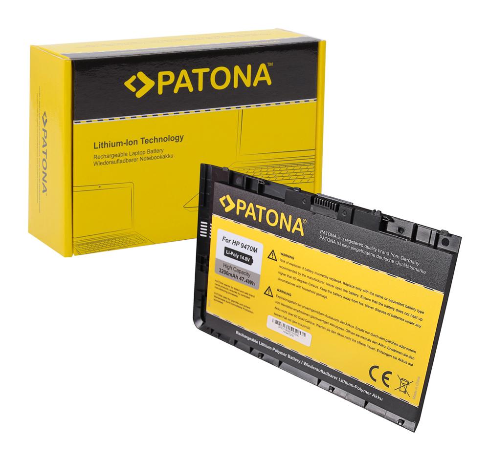 PATONA bateria para HP EliteBook Folio 9470 9470m Série HSTNN-I10C