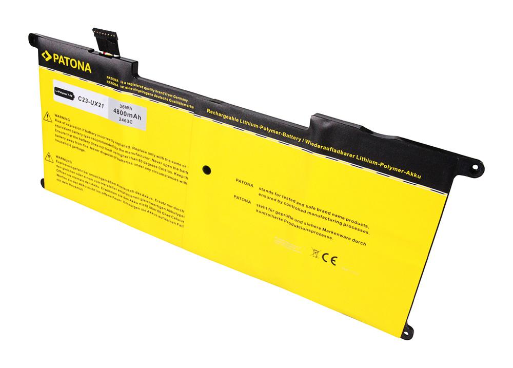 PATONA bateria para Asus UX21 Series Ultrabook UX21 UX21A UX21E UX21E DH52 C23U PATONA bateria para Asus UX21 Series Ultrabook UX21 UX21A UX21E UX21E DH52 C23U