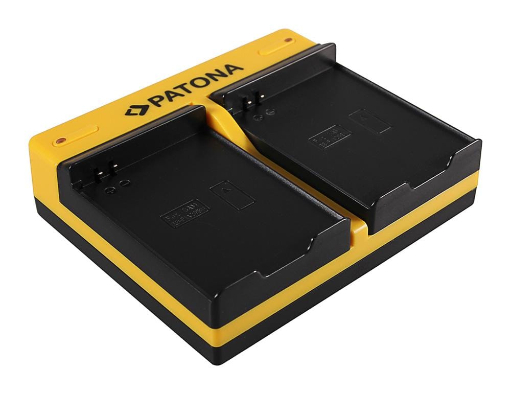 Carregador Dual PATONA para Samsung EB-F1A2GBU I519 I569 I579 I8150 i8150 W i9050 i9100 com Micro-USB