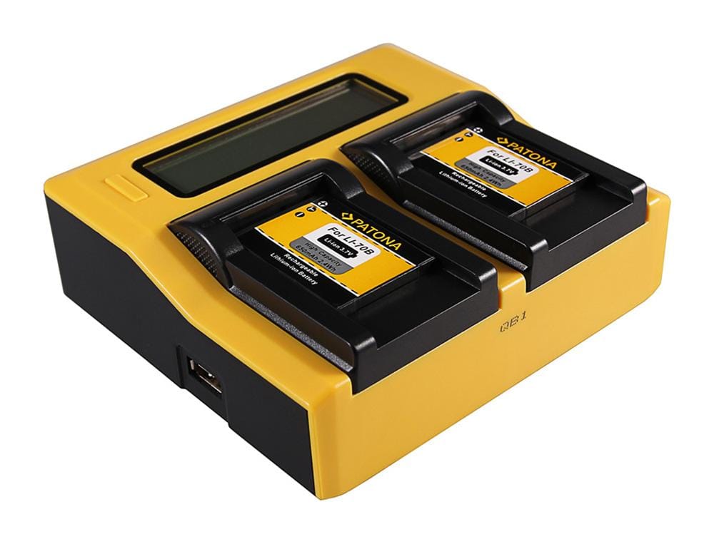 PATONA Dual LCD USB Caricabatterie per Olympus Li-70B FE FE4020 FE-4020 FE4040 FE-4040 FE5040 FE-5040 PATONA Dual LCD USB Caricabatterie per Olympus Li-70B FE FE4020 FE-4020 FE4040 FE-4040 FE5040 FE-5040