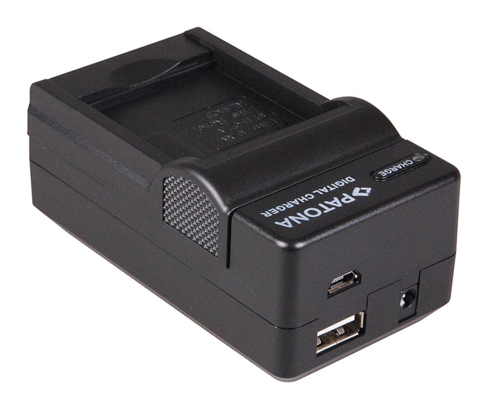 PATONA Ładowarka 4in1 dla Rollei Actioncam 230 240 400 410 RL410B