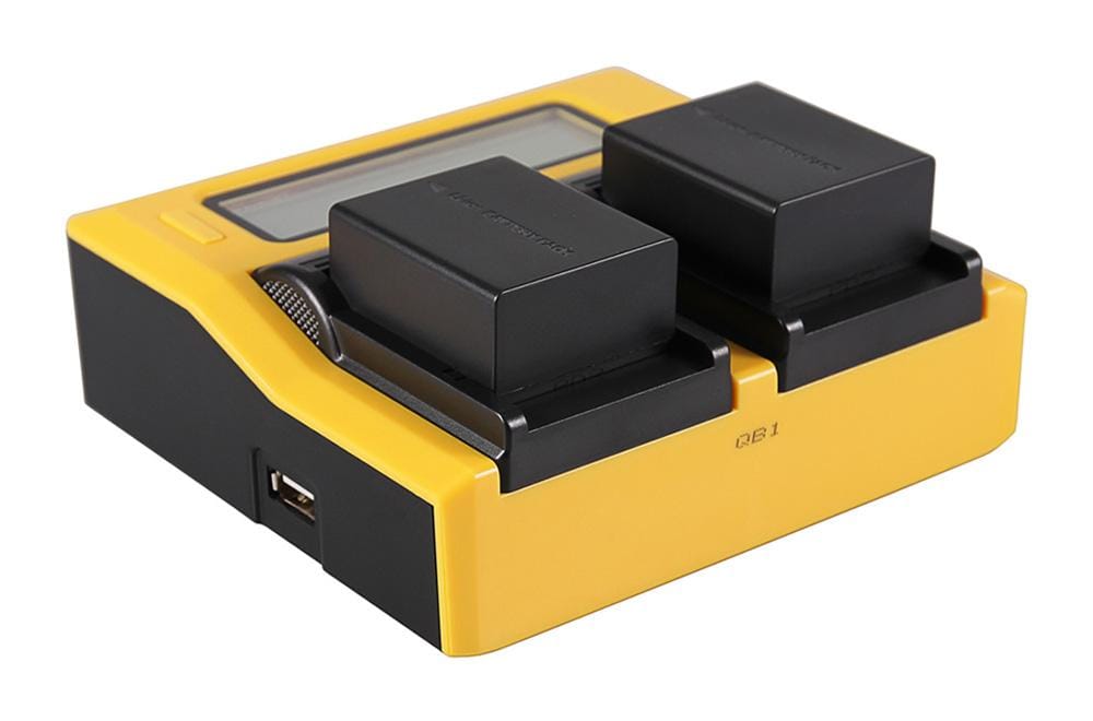 PATONA Dual LCD USB Caricatore per Panasonic BLB13 DMWBLB13 DMW-BLB13 DMWBLB13E