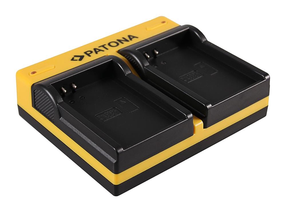 Caricabatterie Doppio PATONA per Drift CFXDC02 HD Ghost incluso cavo Micro-USB