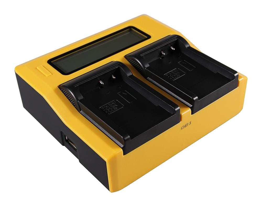 PATONA Carregador USB Dual com LCD para Sanyo DB-L40A L20A Xacti DMXC1 DMX-C1 DMXCA65 DMX-CA65 DSCC4 PATONA Carregador USB Dual com LCD para Sanyo DB-L40A L20A Xacti DMXC1 DMX-C1 DMXCA65 DMX-CA65 DSCC4