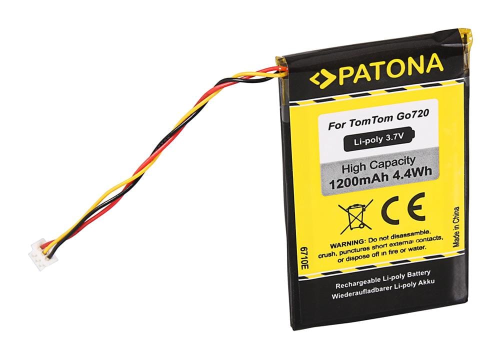 PATONA Batterie pour TomTom Go 520 530 630 720 730 920 930 530 Live 630 Live PATONA Batterie pour TomTom Go 520 530 630 720 730 920 930 530 Live 630 Live