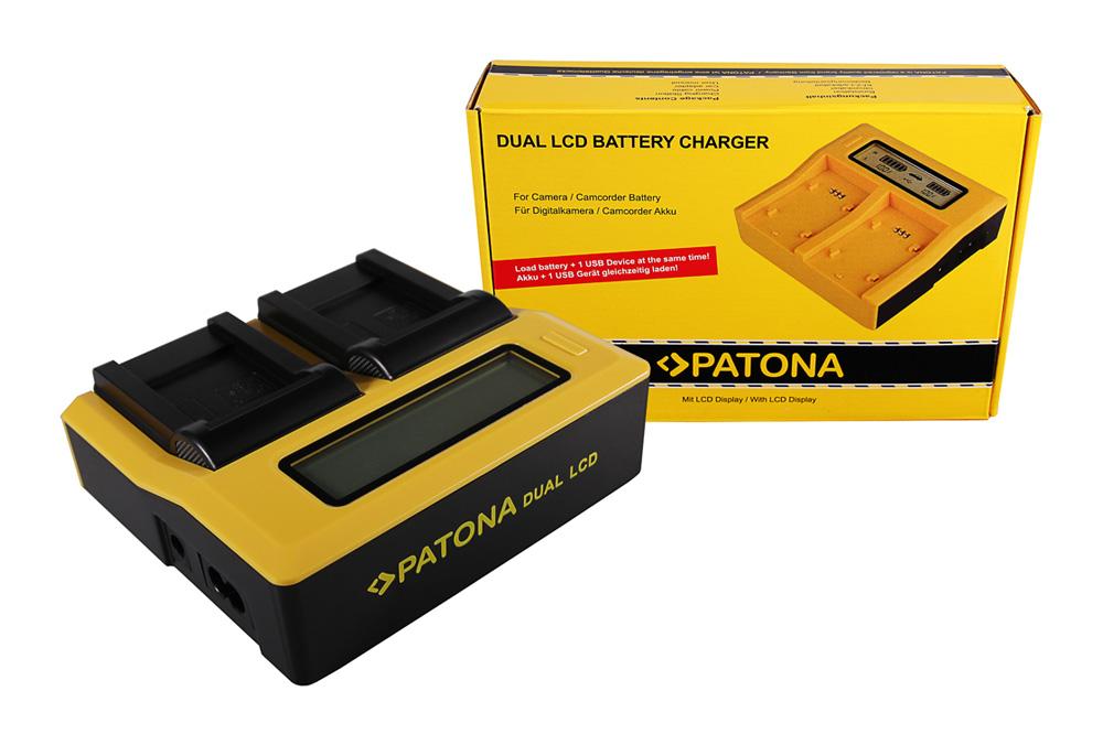 PATONA Dual LCD USB Charger for Pentax D‑Li88, Optio H90, P70, P80, W90, WS80 and SANYO Batteries PATONA Dual LCD USB Charger for Pentax D‑Li88, Optio H90, P70, P80, W90, WS80 and SANYO Batteries