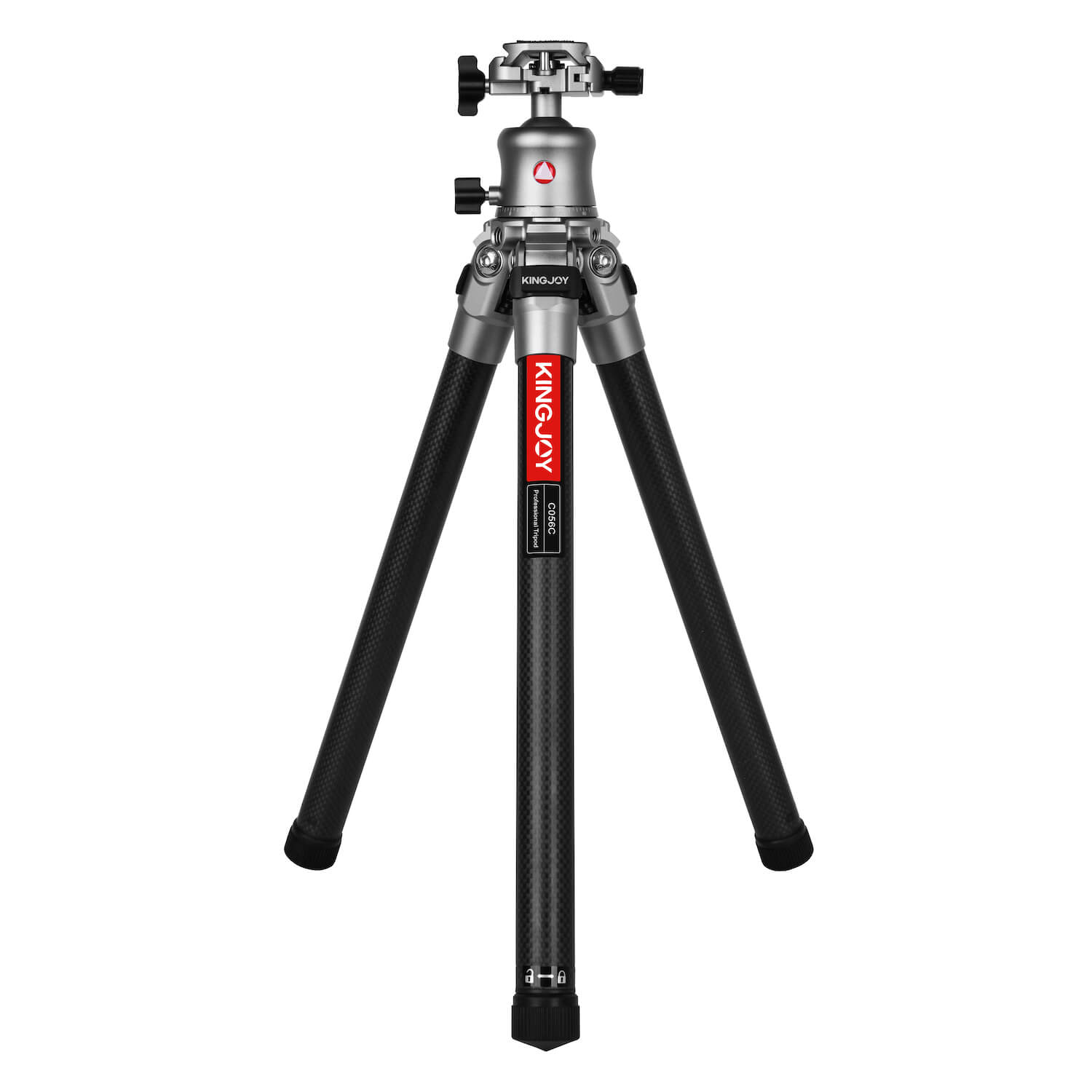 Travel tripod made of carbon C56C as a set with T20X tripod head