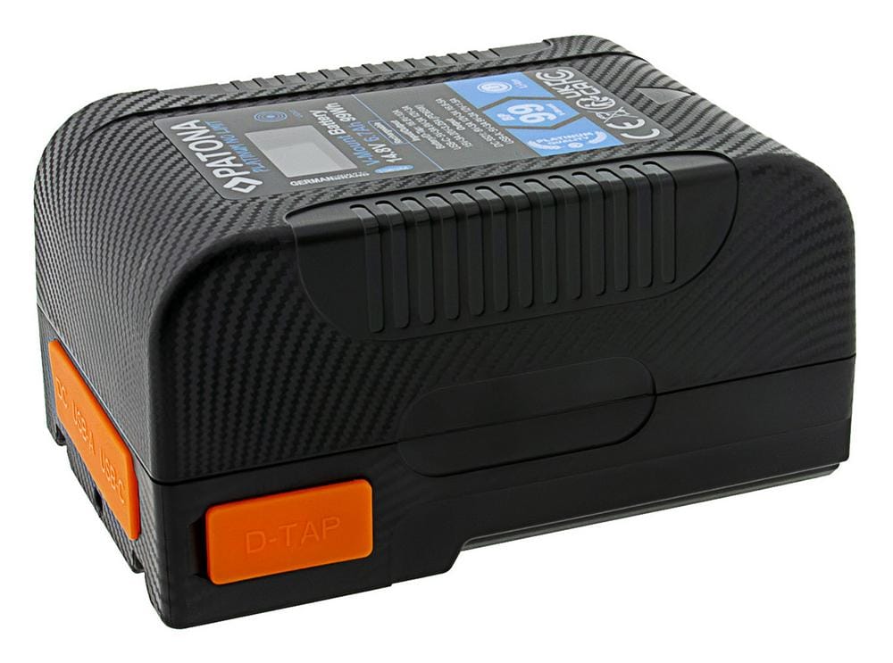 PATONA Platinum V-Mount Battery BP-99W PD65 99Wh USB-C USB-A 2x D-Tap DC-out with Hardcase PATONA Platinum V-Mount Battery BP-99W PD65 99Wh USB-C USB-A 2x D-Tap DC-out with Hardcase