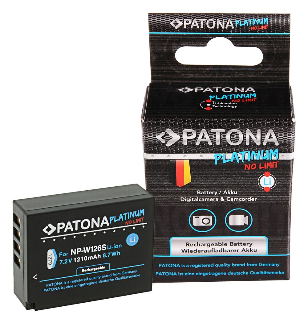 PATONA Platinum Akumulator dla Fuji X‑T3 VPB‑XT3 NP‑W126S HS33 EXR Fujifilm Finepix Pro 1 HS30