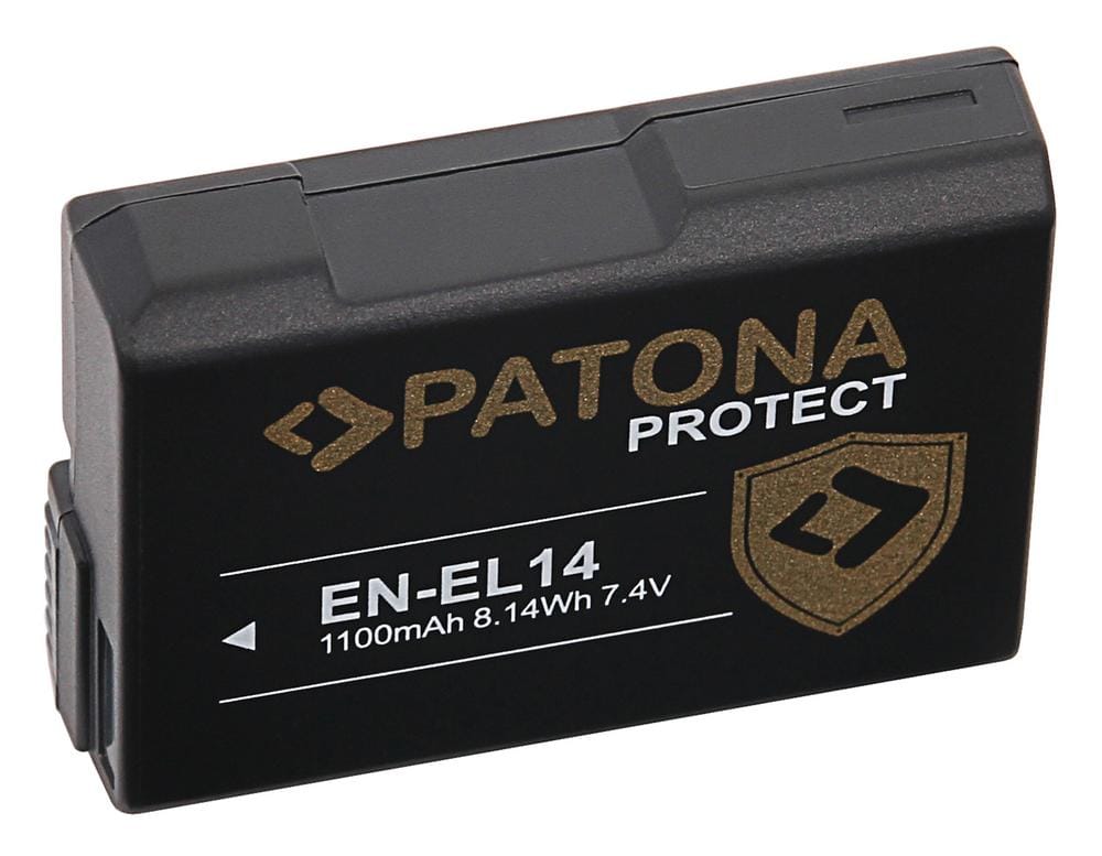 PATONA PROTECT Batería totalmente decodificada para Nikon EN-EL14 Coolpix P7800 P7700 P7000 D5300