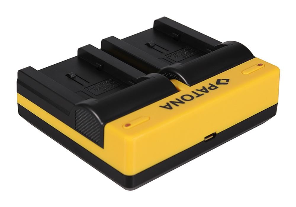 PATONA Dual Charger for Canon BP-808 FSxx FS10 FS-10 FS100 FS-100 FS11 FS-11 HF including Micro-USB Cable