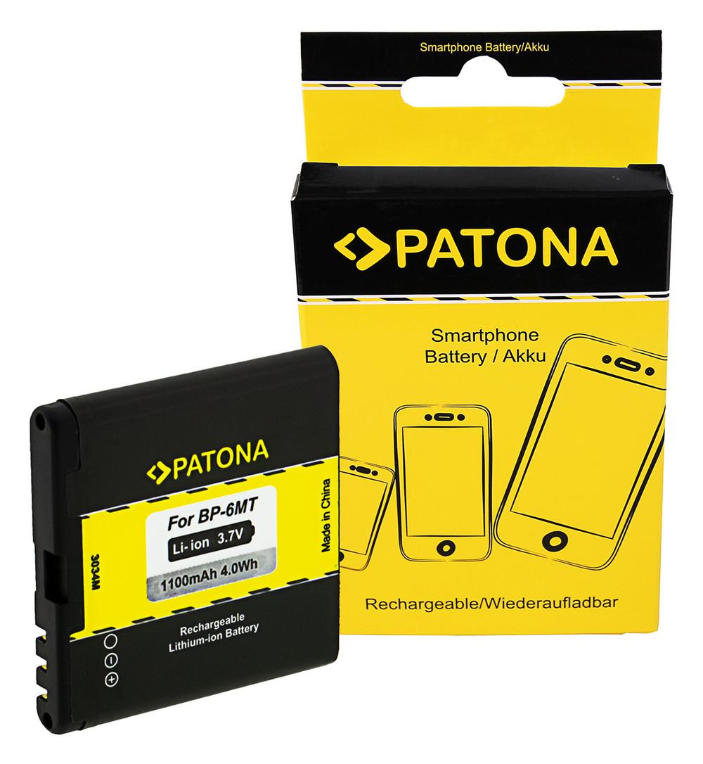PATONA Battery for Nokia BP-6MT E51 N81 N81-8GB N82 6720 classic