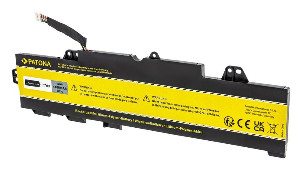 Batterie PATONA pour HP EliteBook 850 G5 ZBook 15U TT03XL 932824-1C1 932824-2C1 932824-421