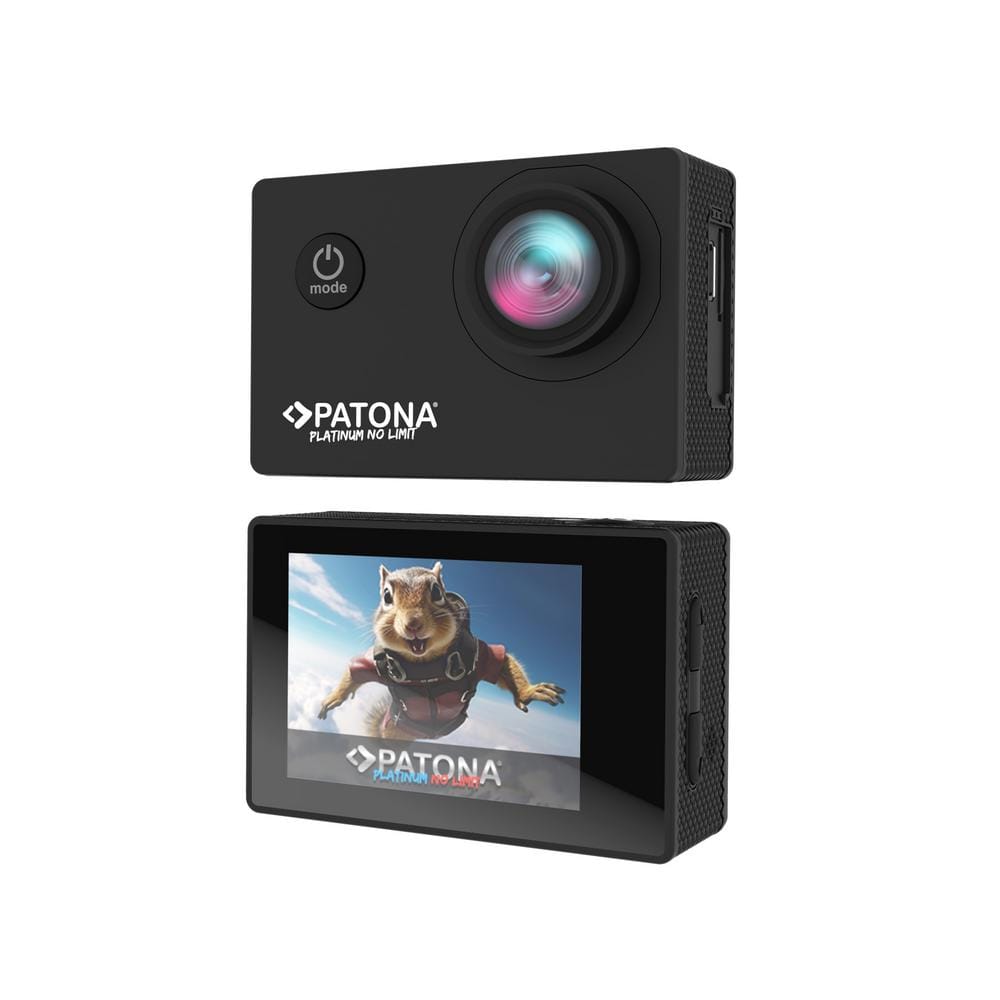 PATONA Platinum Action Cam Life SL3 4K 120 fps 16 MP 120° 4G IR Telecomando Wi‑Fi App con accessori completi PATONA Platinum Action Cam Life SL3 4K 120 fps 16 MP 120° 4G IR Telecomando Wi‑Fi App con accessori completi