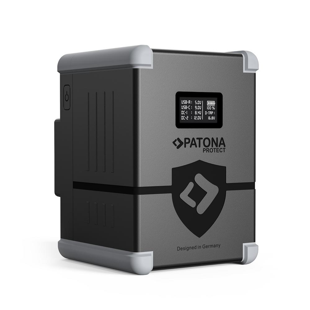 PATONA PROTECT Gold Mount Batteria G150 PD100 148Wh USB‑C USB‑A D‑Tap 2x DC‑out PATONA PROTECT Gold Mount Batteria G150 PD100 148Wh USB‑C USB‑A D‑Tap 2x DC‑out