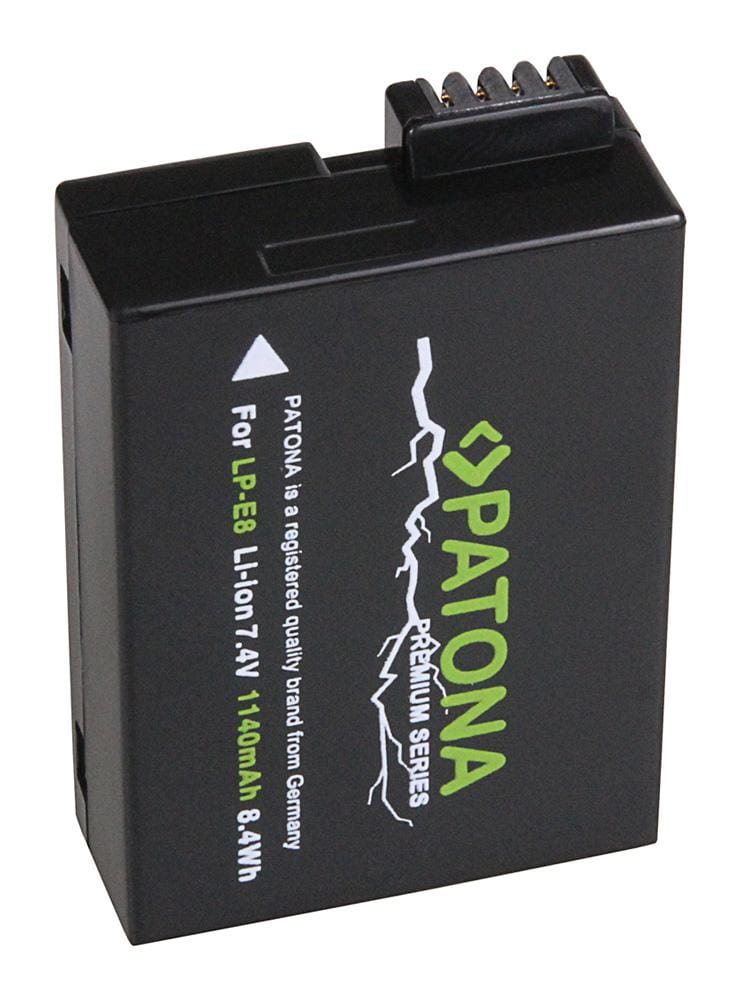 PATONA Batteria Premium per Canon LP-E8 EOS 550D EOS 600D EOS 650D EOS 700D