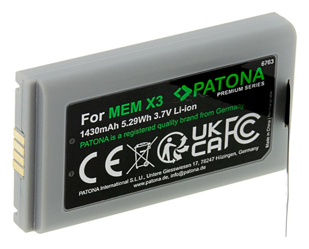 PATONA Batterie Premium pour Datalogic CVR2 et Memor X3 11300794 3H21-00000370 94ACC0083 94ACC1368 BP08-0006 PATONA Batterie Premium pour Datalogic CVR2 et Memor X3 11300794 3H21-00000370 94ACC0083 94ACC1368 BP08-0006