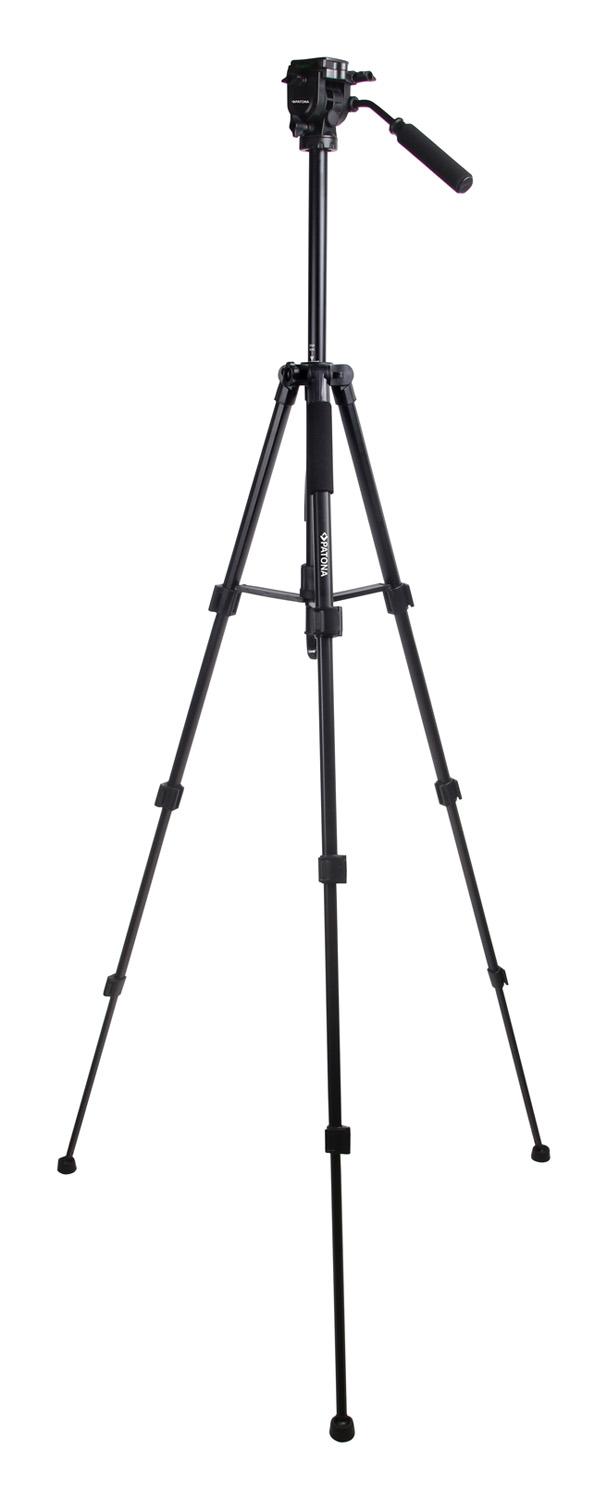 PATONA Premium TRIPOD GEZI DV EASY 140 Set bis 165,5 cm Länge inkl. Kugelkopf inkl. Tasche
