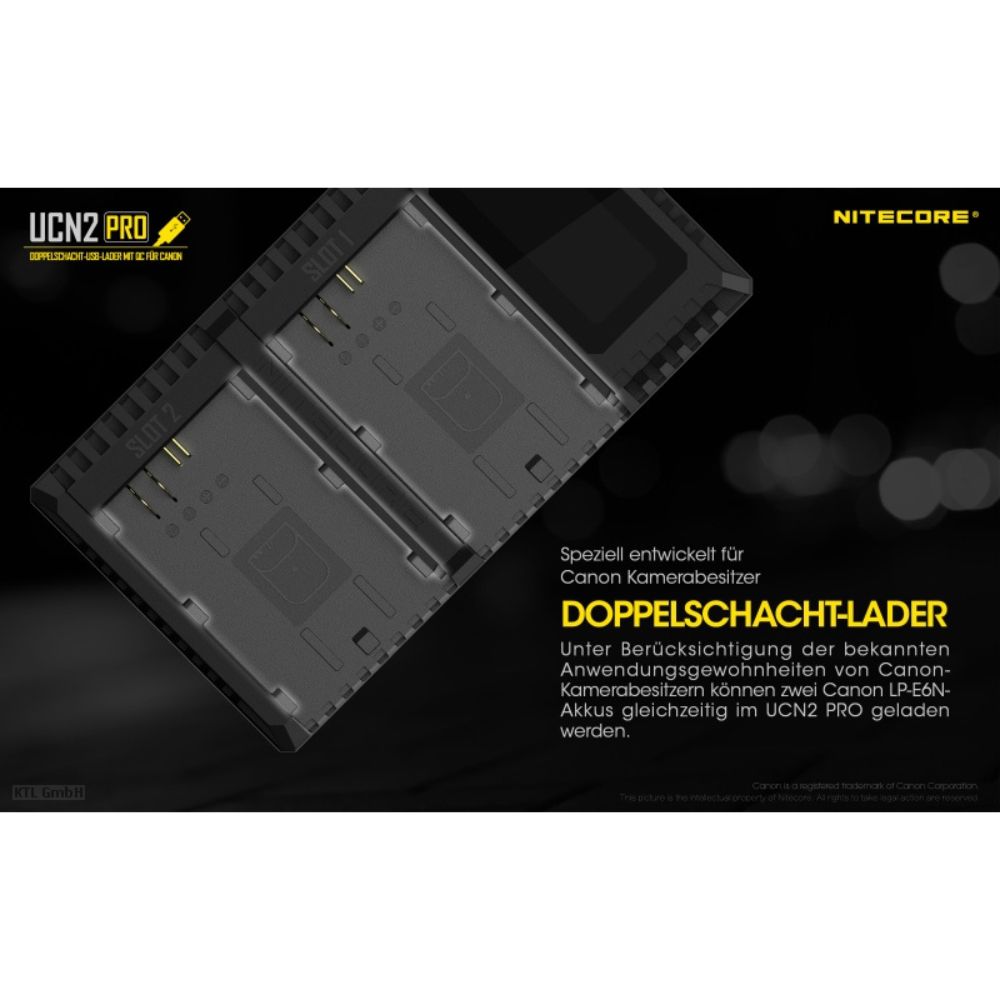 Nitecore UCN 2  PRO Charger Nitecore UCN 2  PRO Charger
