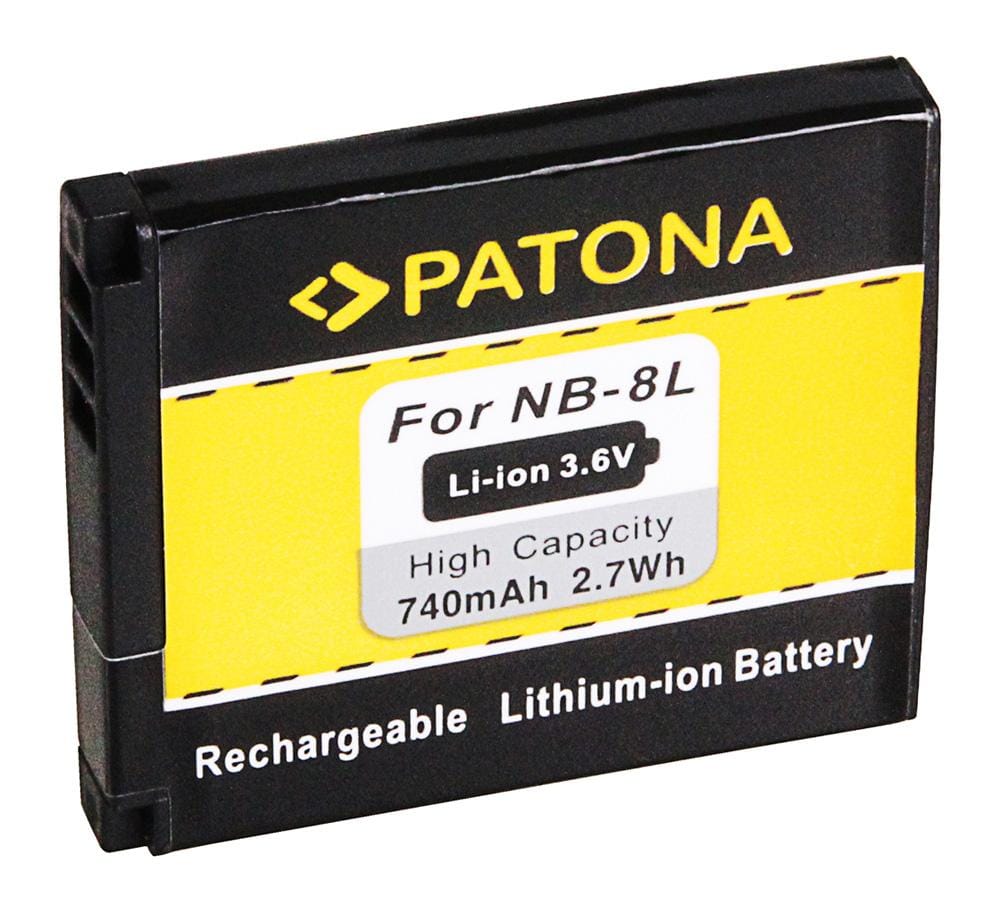 PATONA Batteria per Canon NB-8L Canon Powershot A2200 A3000 IS A3000IS