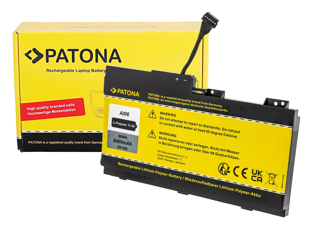 PATONA Battery for HP ZBook 17 G3 Series Notebook 808397-421 AI06XL PATONA Battery for HP ZBook 17 G3 Series Notebook 808397-421 AI06XL