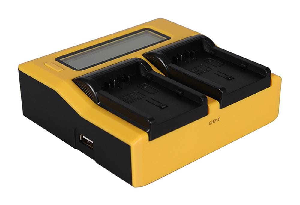 PATONA Cargador Dual LCD USB para Panasonic DU14 VBG130K 260K VBG6 PATONA Cargador Dual LCD USB para Panasonic DU14 VBG130K 260K VBG6