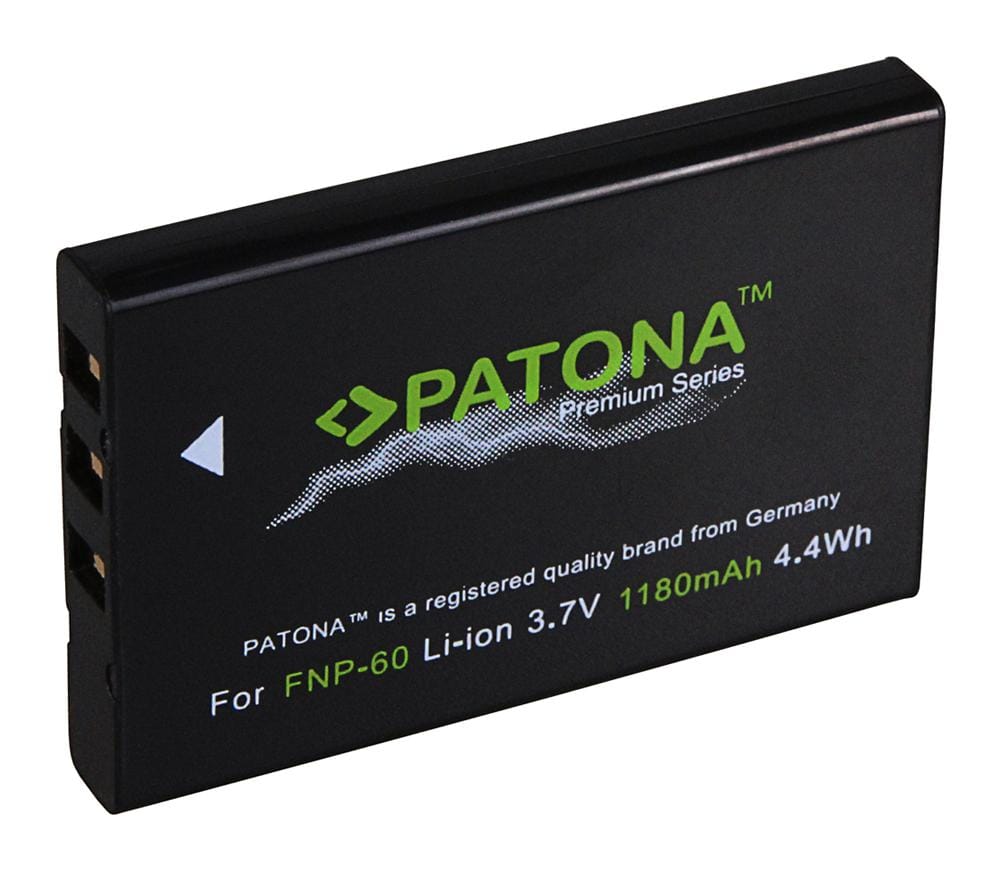 PATONA Bateria Premium para Fuji NP60 NP-60 ALDI Medion MD41856 MD85146 MD41856 DC6300