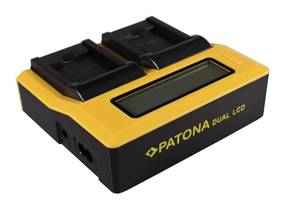 PATONA Dual LCD USB Caricatore per Samsung BP-88A DV200 DV300 PATONA Dual LCD USB Caricatore per Samsung BP-88A DV200 DV300