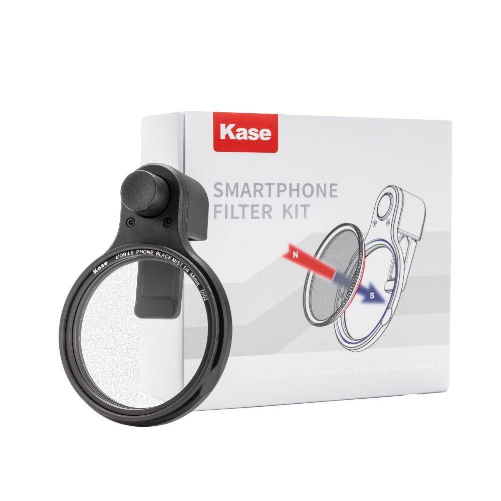 Filtr magnetyczny Black Mist 1/4 do smartfona 58 mm z klipsem magnetycznym