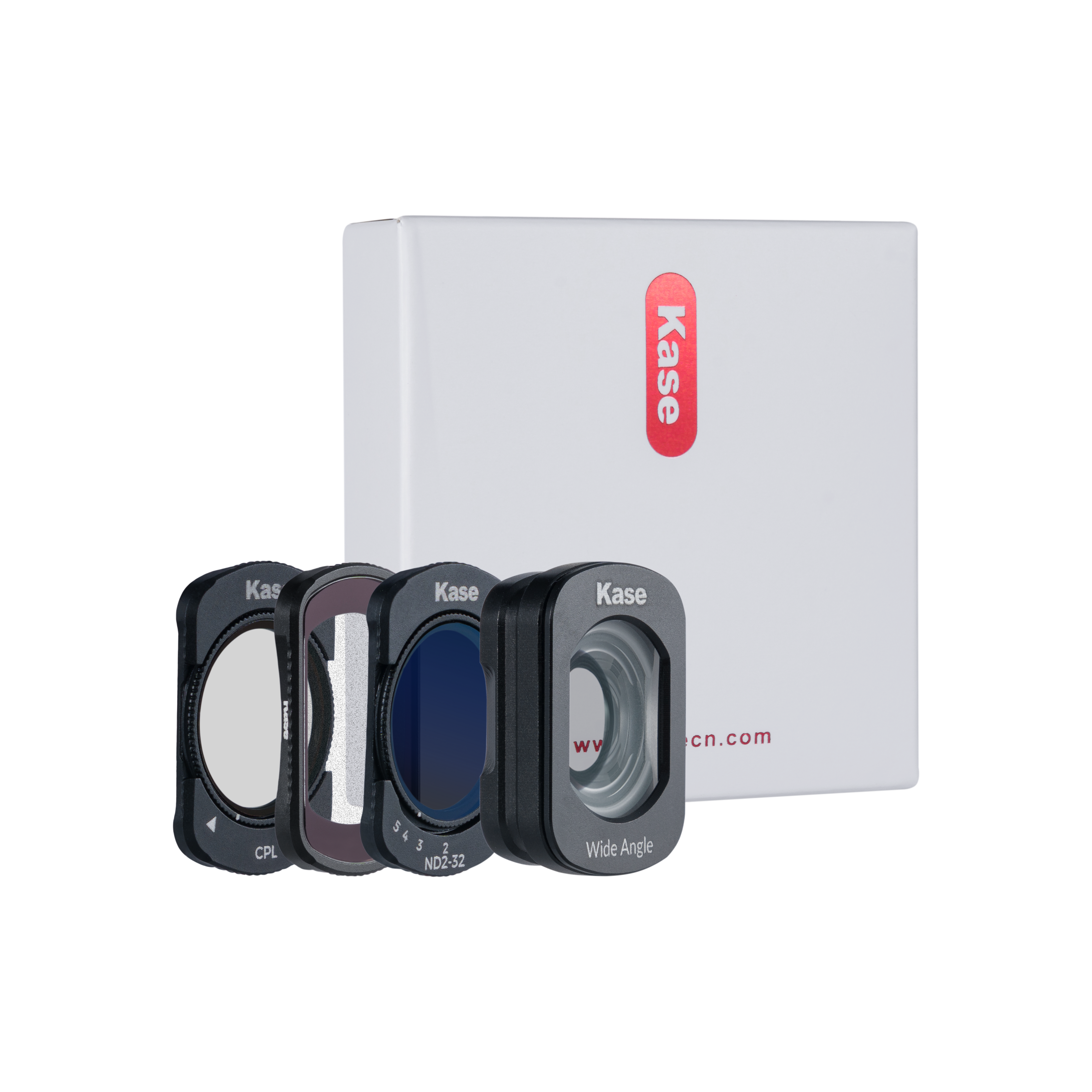 DJI Osmo Pocket 4 Kit de filtres 4 en 1 CPL + Black Mist 1/4 + ND variable 2-32 + objectif grand-angle
