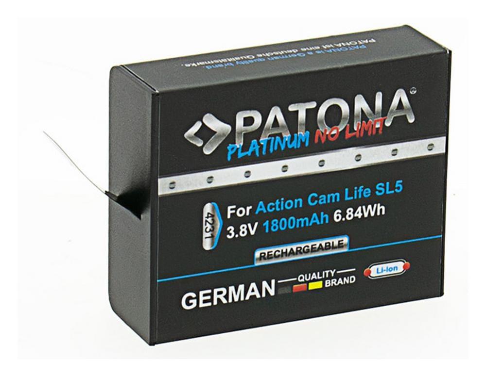 PATONA Platinum Akumulator dla Action Cam Life SL5 PATONA Platinum Akumulator dla Action Cam Life SL5