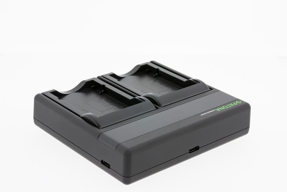 Carregador PATONA Premium Dual PD de alto desempenho para Fuji NP-40 com entrada/saída USB‑C