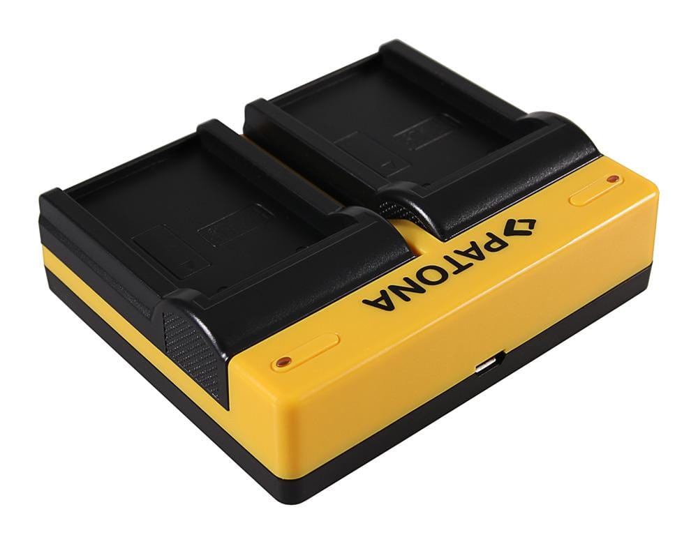 PATONA Dual Charger for Nikon EN-EL5 Coolpix 3700/4200/5200 including Micro-USB