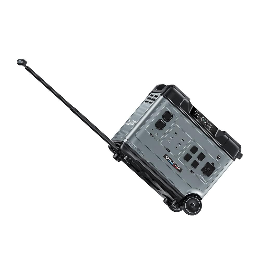 PATONA Platinum Powerstation Autarc 5000 Pro 5120 Wh PD100W USB-C USB-A QC AC DC LiFePO4 PATONA Platinum Powerstation Autarc 5000 Pro 5120 Wh PD100W USB-C USB-A QC AC DC LiFePO4