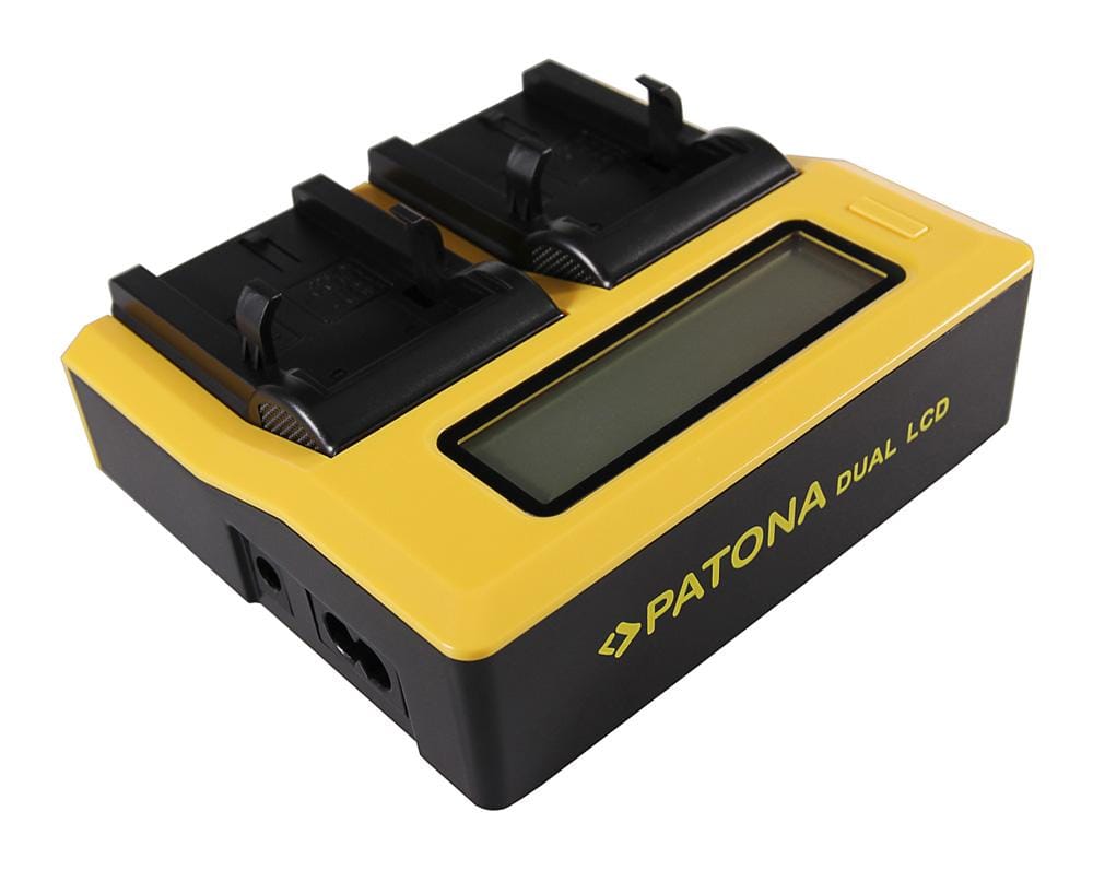 Carregador Dual LCD USB PATONA para Nikon ENEL1 EN-EL1 Carregador Dual LCD USB PATONA para Nikon ENEL1 EN-EL1