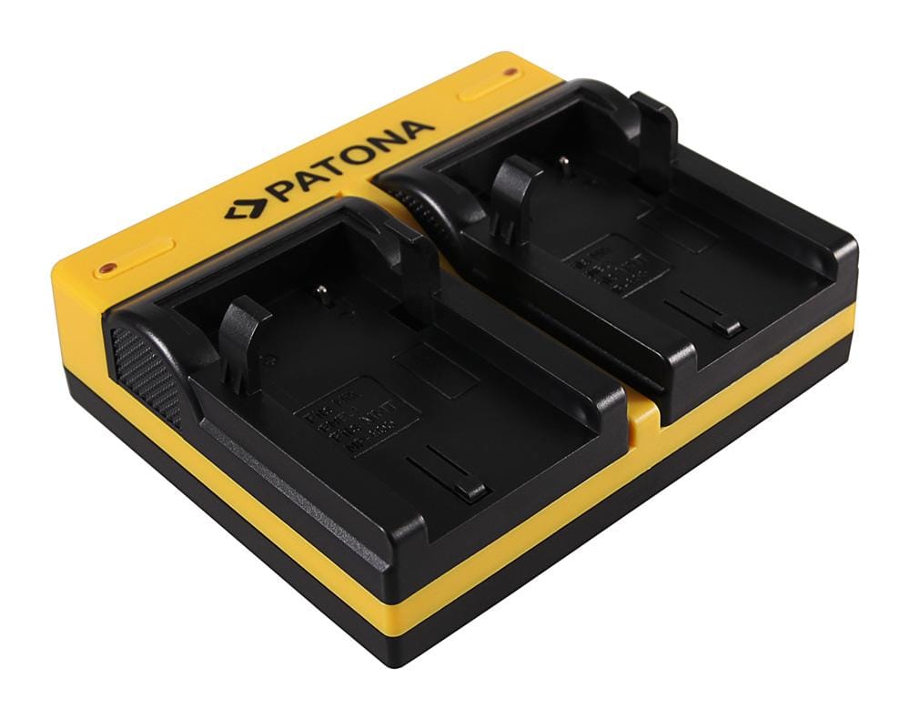 Caricatore Dual PATONA per Nikon EN-EL1 COOLPIX 775 880 885 995 4300 4500 4800 5000 5400 con Micro-USB