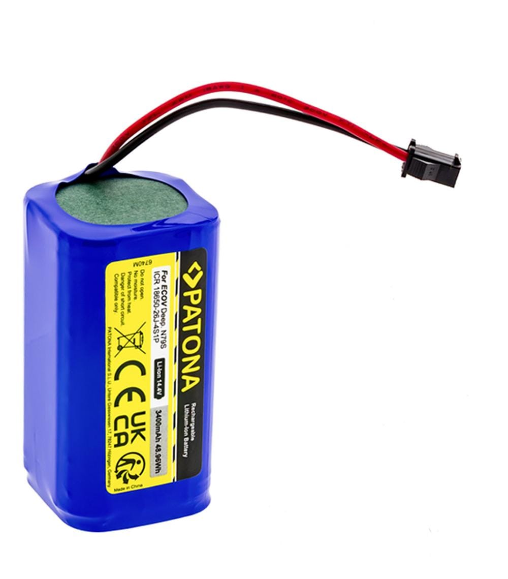 PATONA Batterie pour Ecovacs Deebot N79S 600 601 605 710 715 DH35 DN620 DN621 DN622 DH43
