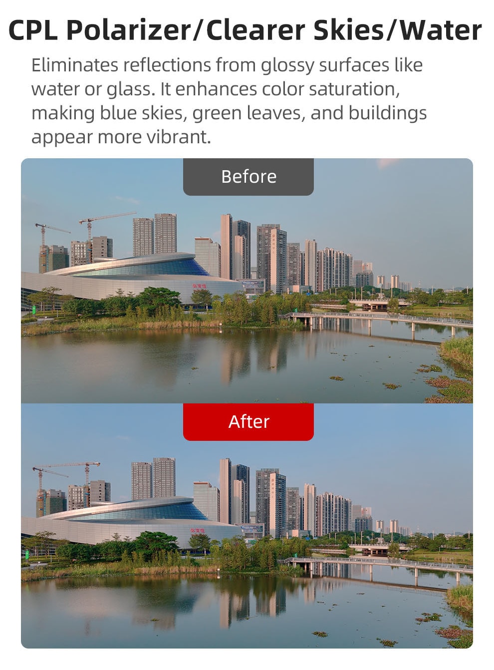 DJI Mavic 4 Pro filtro polarizador CPL