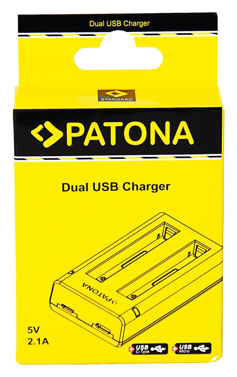PATONA Dual Caricatore per Insta360 X4 CINSBBMA con Cavo USB-C PATONA Dual Caricatore per Insta360 X4 CINSBBMA con Cavo USB-C