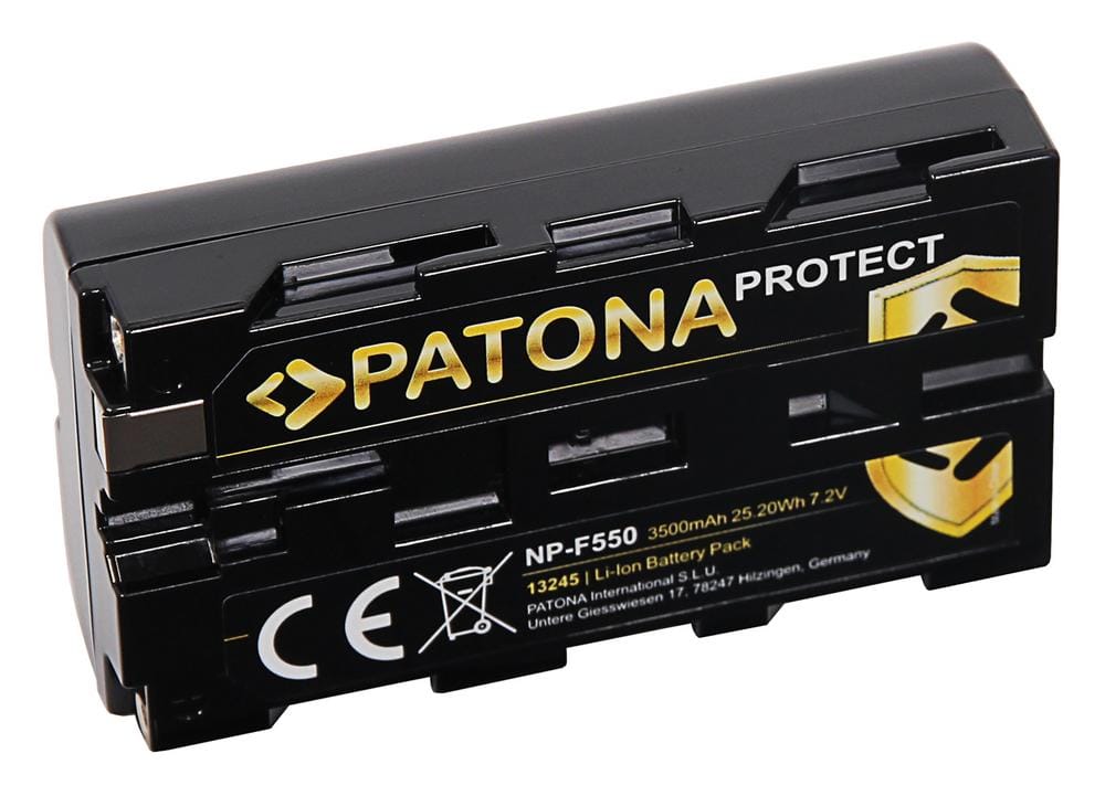 PATONA PROTECT batería para Sony NP-F330 NP-F530 NP-F550 NP-F570 NP-F750 NP-F920 NP-F930 PATONA PROTECT batería para Sony NP-F330 NP-F530 NP-F550 NP-F570 NP-F750 NP-F920 NP-F930