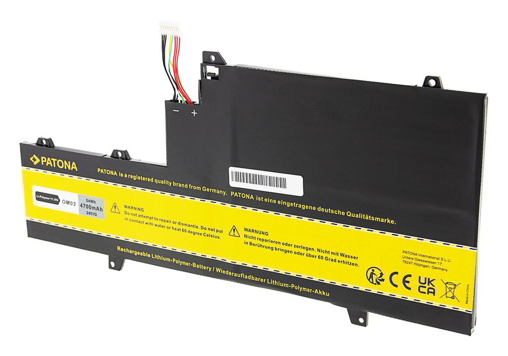 PATONA bateria para HP EliteBook x360 1030 G2 OM03XL 1GY29PA 863167-171 -1B1 863280-855 HSN-I04C HSTNN-IB