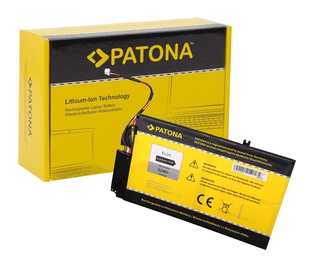 PATONA Bateria para HP EL04 Envy 4 i5-3317U 4-1000 4-1001TU 4-1008TX 68 PATONA Bateria para HP EL04 Envy 4 i5-3317U 4-1000 4-1001TU 4-1008TX 68
