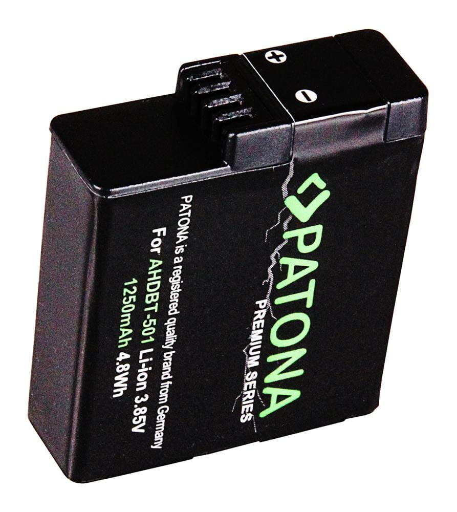 PATONA Premium Battery for GoPro Hero 5 Black, Hero 6, Hero 7 (AABAT-001, AHDBT-501)