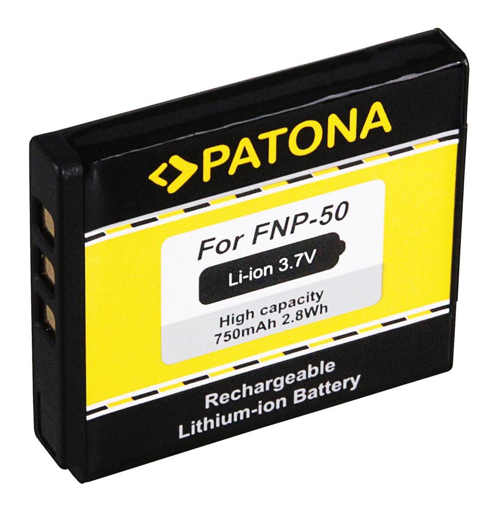 PATONA Batteria per Fuji FinePix F50fd, FinePix 100fd, Fuji NP50 PATONA Batteria per Fuji FinePix F50fd, FinePix 100fd, Fuji NP50