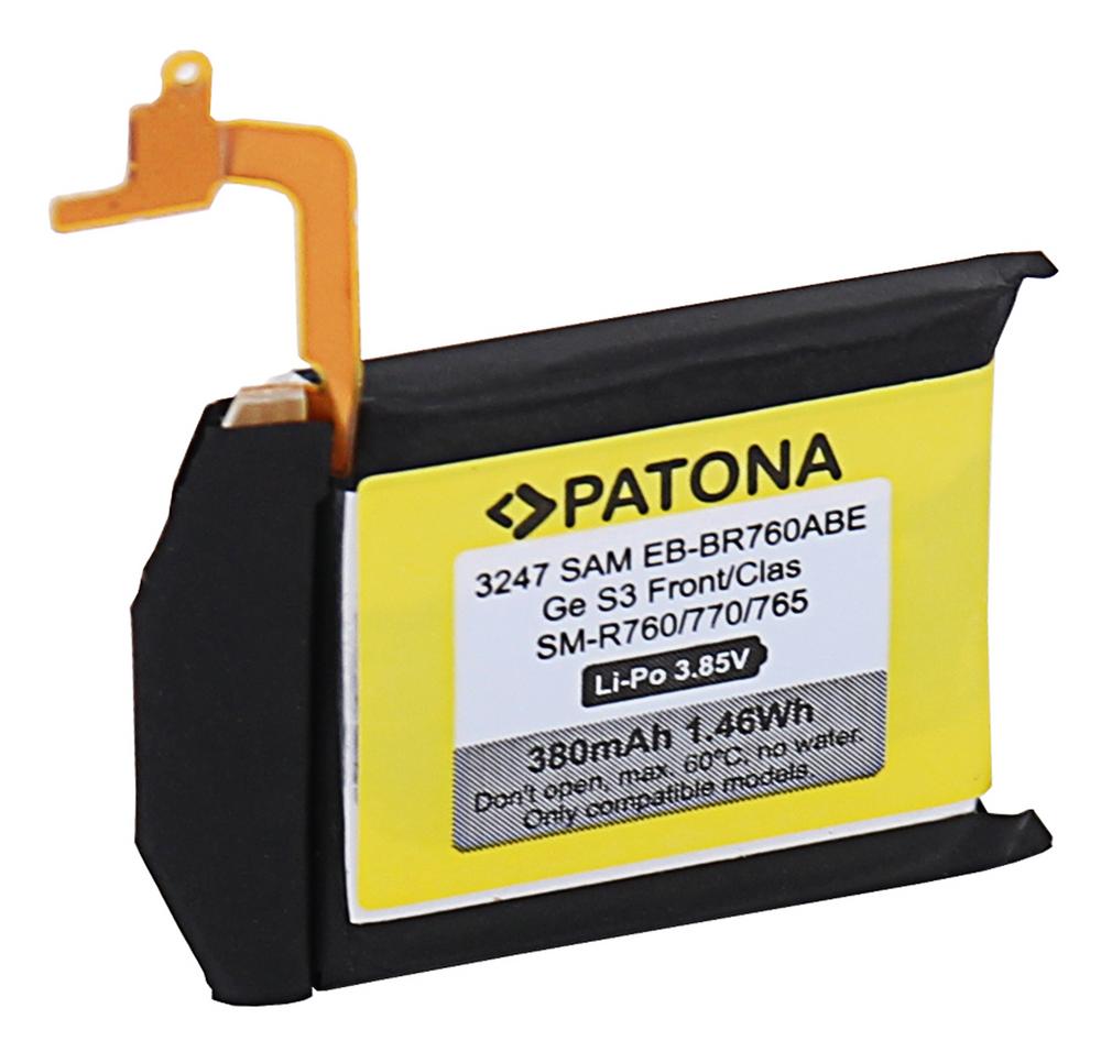 PATONA bateria para Samsung Gear S3 Frontier Classic SM-R760 SM-R770 SM-R765 EB-BR760ABE