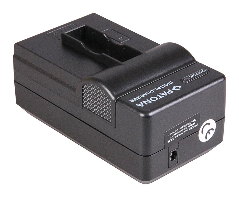 PATONA 2-in-1 Charger for GoPro Hero4 AHDBT-401 Black Silver Music Surf