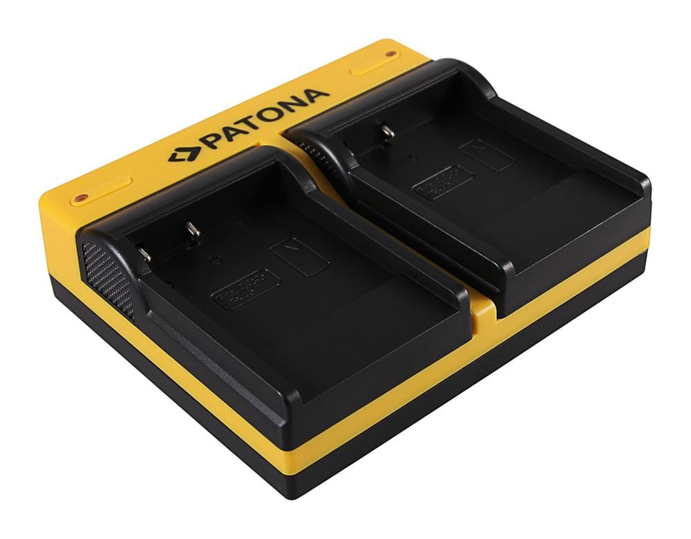 PATONA Dual Charger for BENQ Casio NP-40 DC P500 E520 E520+ E610 including Micro-USB
