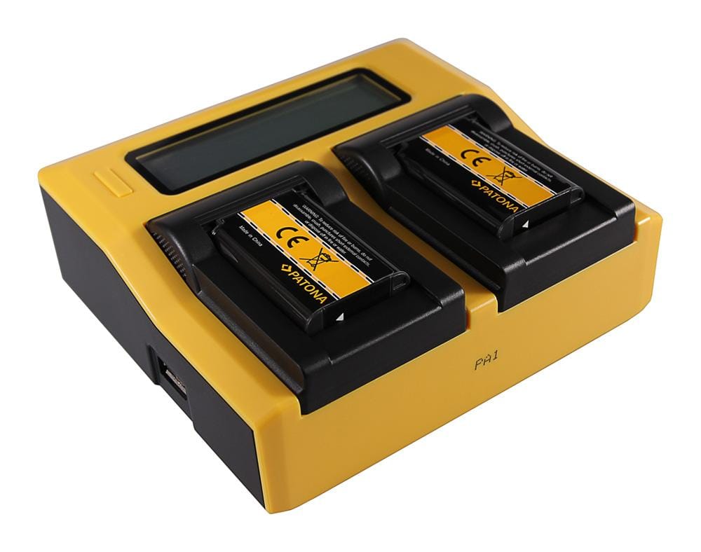 PATONA Dual LCD USB Caricatore per Sony NP-BX1 BX BX1 Cybershot DSC HX300 DSC HX50V DSC RX1